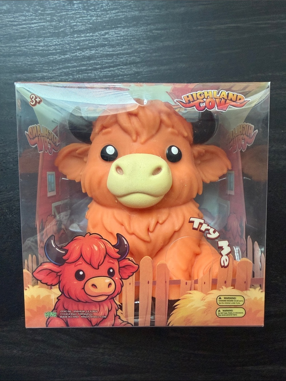 Plush Squeeze Toy - Orange